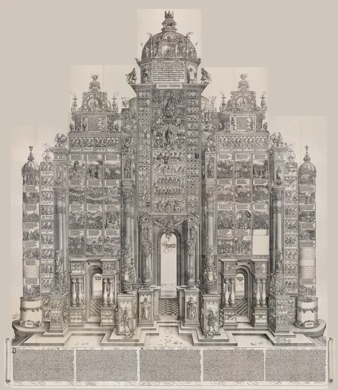 Arch of Honor Wall Art by Albrecht Dürer - High-Resolution Digital Print