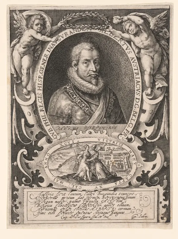Archduke Albert of Austria Wall Art by Crispijn van de Passe, I - High-Resolution Digital Print