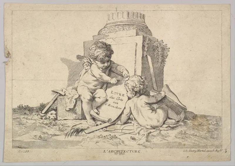 Architecture Wall Art by Johann Georg Hertel - High-Resolution Digital Print