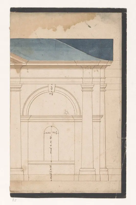 Architectuurtekening Wall Art by Unknown - High-Resolution Digital Print