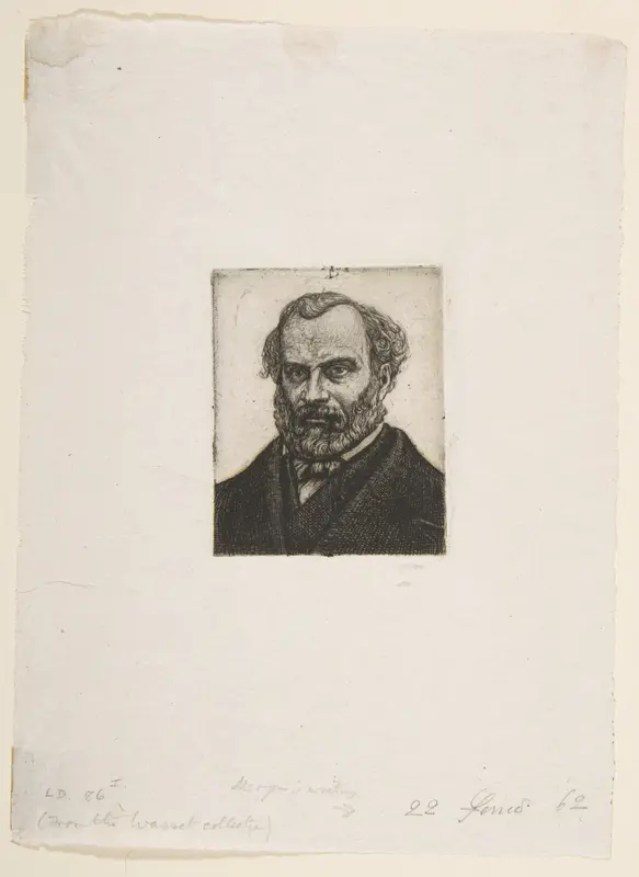 Armand Guéraud of Nantes, printer and man of letters by Charles Meryon - High-Resolution Digital Print