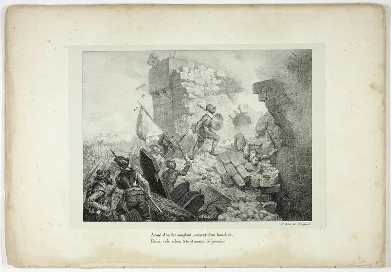 Armé d'un fer sanglant, couvert d'un bouclier... Wall Art by Horace Vernet - High-Resolution Digital Print