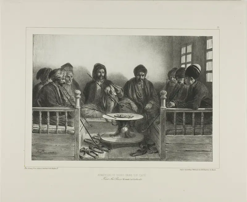 Armenians and Tartars in a Cafe