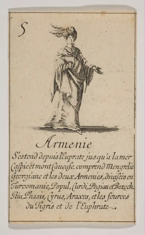 Armenie, from "Jeu de la Géographie" Wall Art by Stefano della Bella - High-Resolution Digital Print