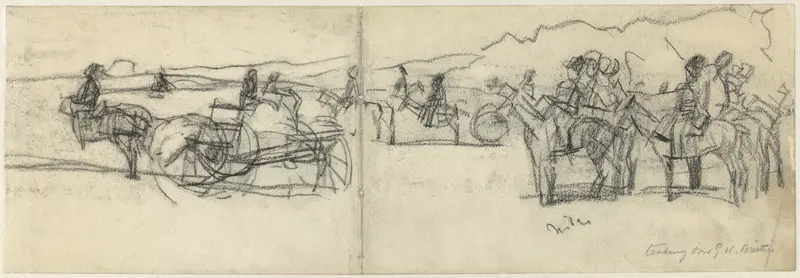 Artillerie in het veld Wall Art by George Hendrik Breitner - High-Resolution Digital Print