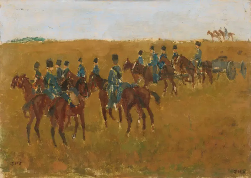 Artillerie op manoeuvre Wall Art by Unknown - High-Resolution Digital Print