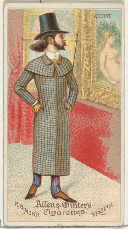Artist, from World's Dudes series (N31) for Allen & Ginter Cigarettes Wall Art by Allen & Ginter - High-Resolution Digital Print