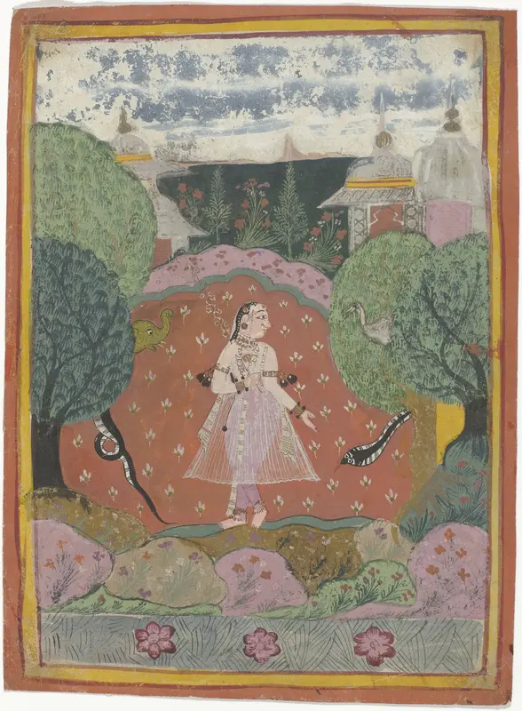 Asavari ragini(?) Wall Art by anonymous - High-Resolution Digital Print