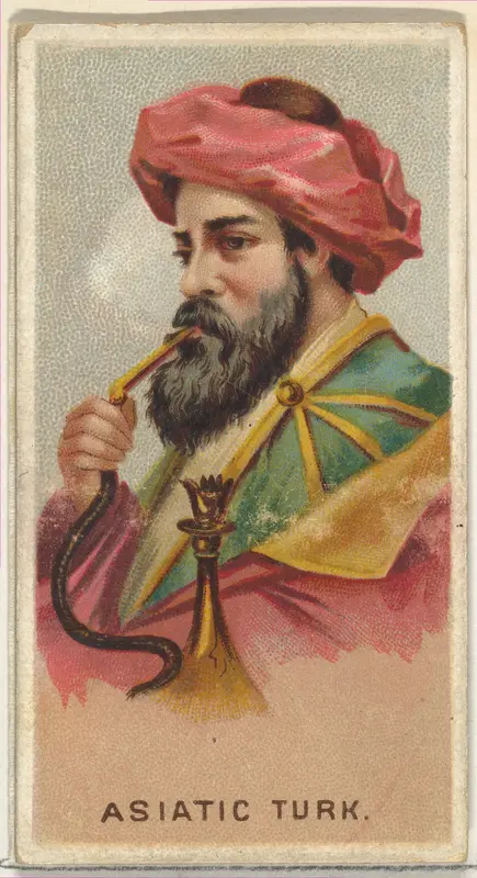 Asiatic Turk, from World's Smokers series (N33) for Allen & Ginter Cigarettes Wall Art by Allen & Ginter - High-Resolution Digital Print