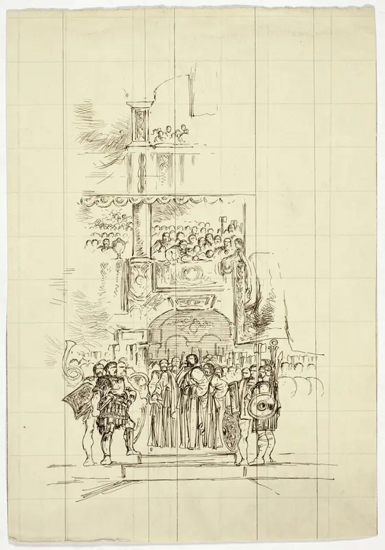 Assembly on Steps Wall Art by Unknown - High-Resolution Digital Print