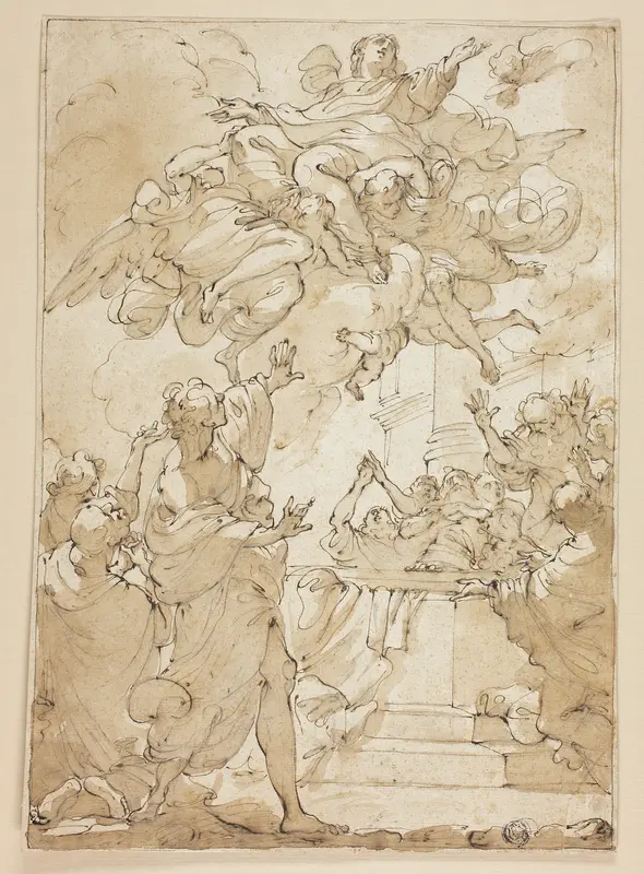Assumption of the Virgin Wall Art by Ubaldo Gandolfi - High-Resolution Digital Print