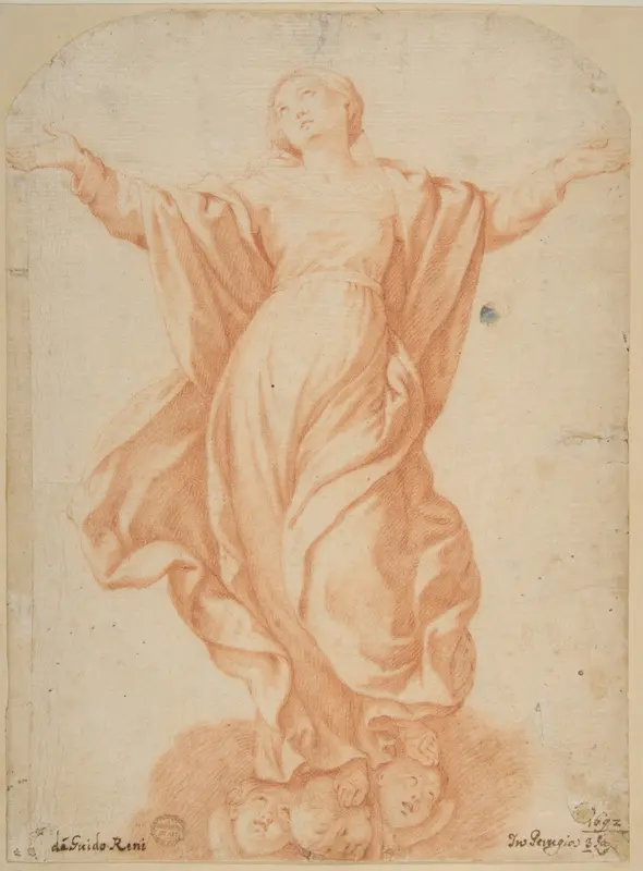 Assumption of the Virgin Wall Art by Guido Reni - High-Resolution Digital Print