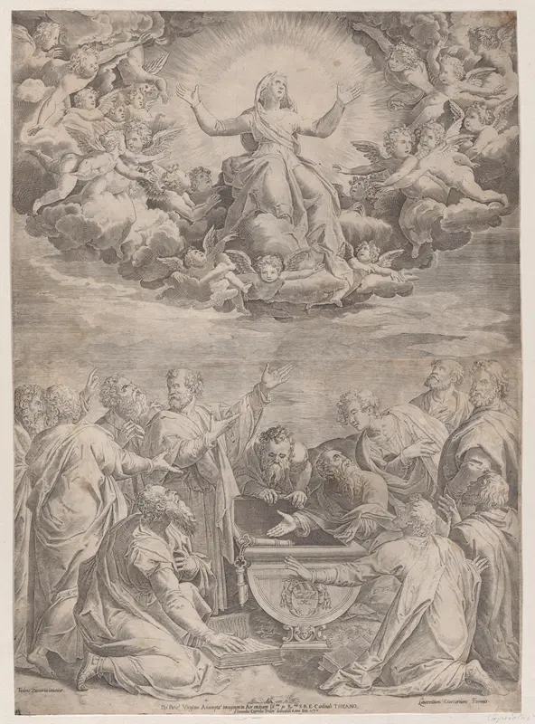 Assumption of the Virgin Wall Art by Aliprando Caprioli - High-Resolution Digital Print