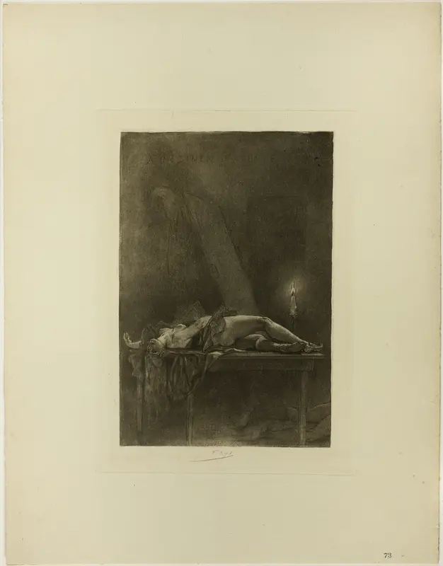 At an Atheist Dinner-Party Wall Art by Félicien Rops - High-Resolution Digital Print
