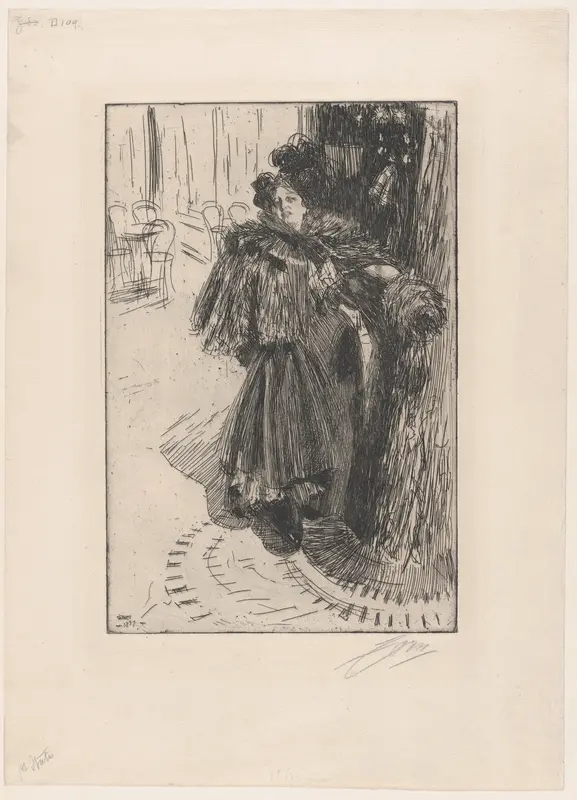 At Night III Wall Art by Anders Zorn - High-Resolution Digital Print