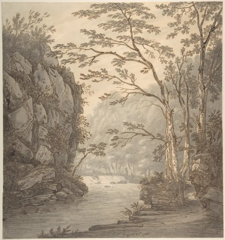 At Nunnery in Cumberland Wall Art by Joseph Farington - High-Resolution Digital Print