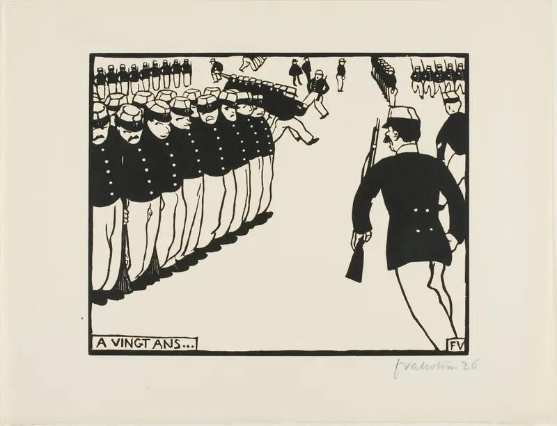 At the Age of Twenty... Wall Art by Félix Edouard Vallotton - High-Resolution Digital Print