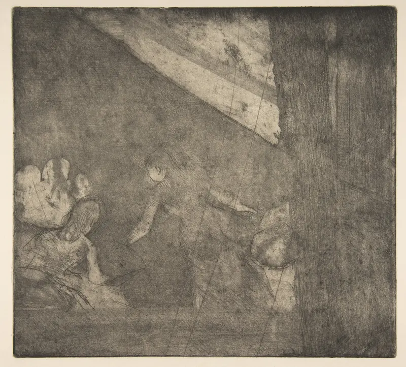 At the Café des Ambassadeurs Wall Art by Edgar Degas - High-Resolution Digital Print