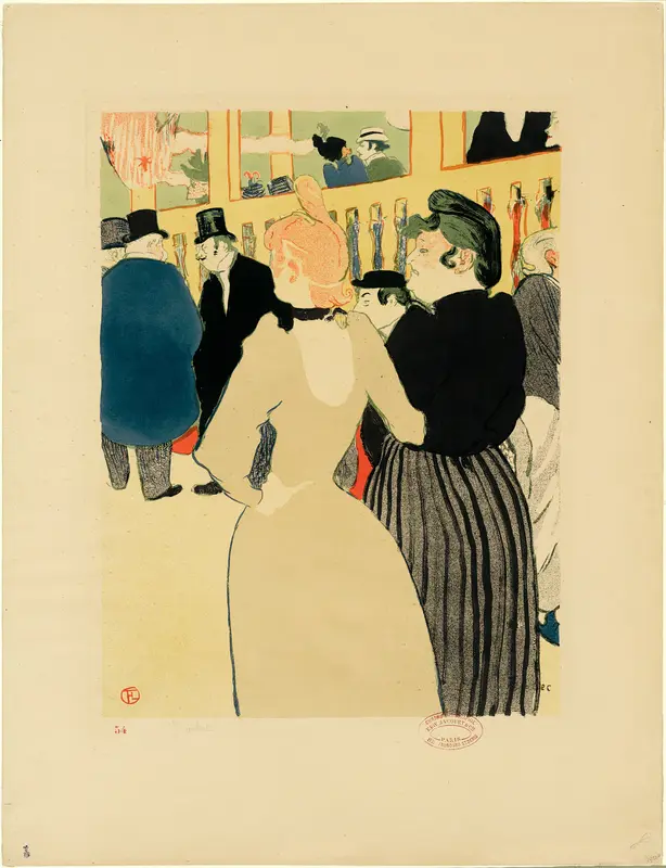 At the Moulin Rouge, La Goulue and Her Sister