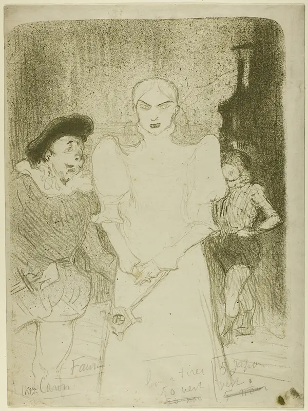 At the Opera: Madame Caron in Faust