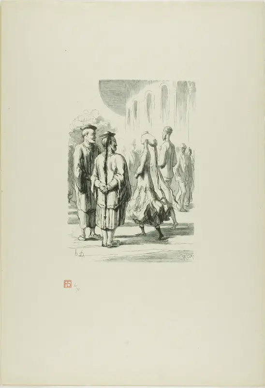 At the Universal Exhibition: Who are the real Chinese? Wall Art by Charles Maurand - High-Resolution Digital Print