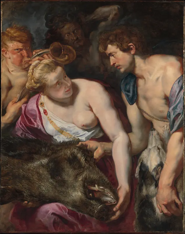 Atalanta and Meleager Wall Art by Peter Paul Rubens - High-Resolution Digital Print