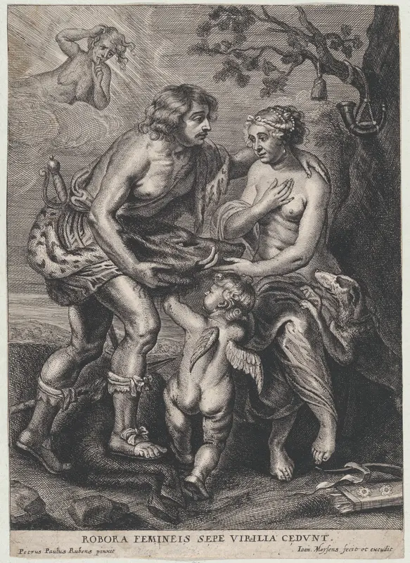 Atalanta and Meleager Wall Art by Johannes Meyssens - High-Resolution Digital Print