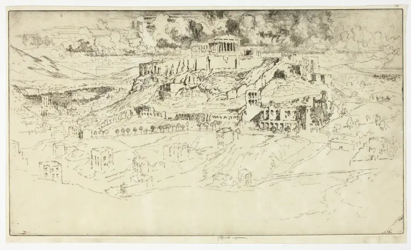 Athens from the Tomb of Philopotes