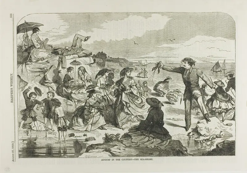 August in the Country—The Seashore