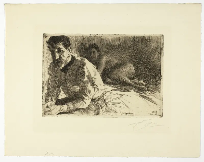 Augustus Saint Gaudens II (Saint Gaudens and His Model)