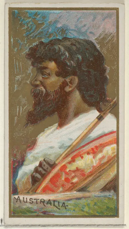 Australia, from the Types of All Nations series (N24) for Allen & Ginter Cigarettes Wall Art by Allen & Ginter - High-Resolution Digital Print