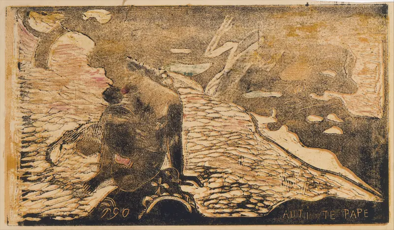 Auti Te Pape Wall Art by Paul Gauguin - High-Resolution Digital Print