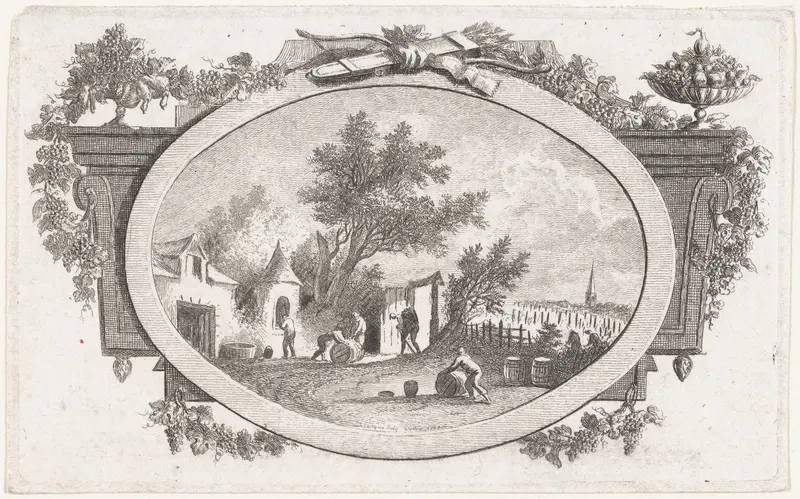 Autumn (Wine Harvest) Wall Art by Charles Michel Campion - High-Resolution Digital Print