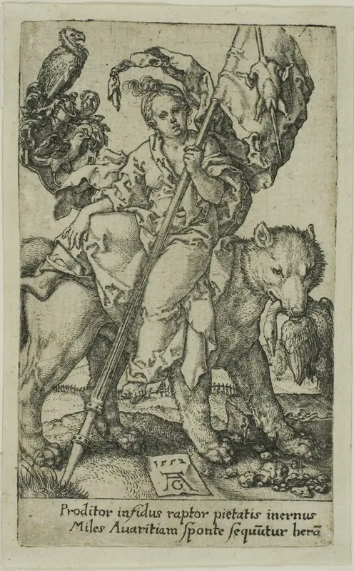 Avarice, from the Vices