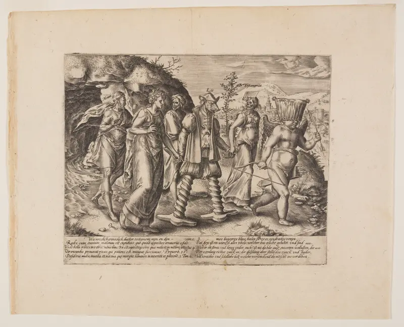 Avarice is the Root of all Evil, from Litis Abusus (The Abuses of the Law)