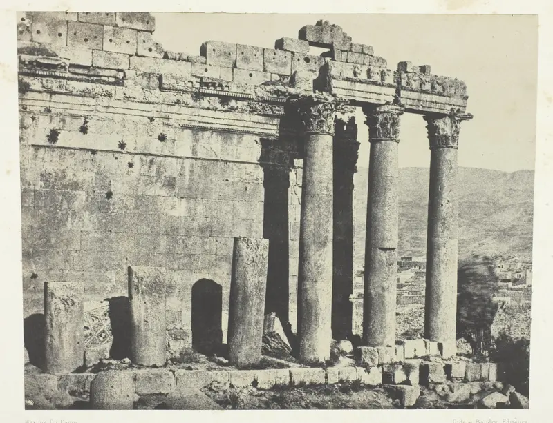 Baalbeck (Héliopolis), Temple Du Jupiter, Façade Occidentale; Syrie