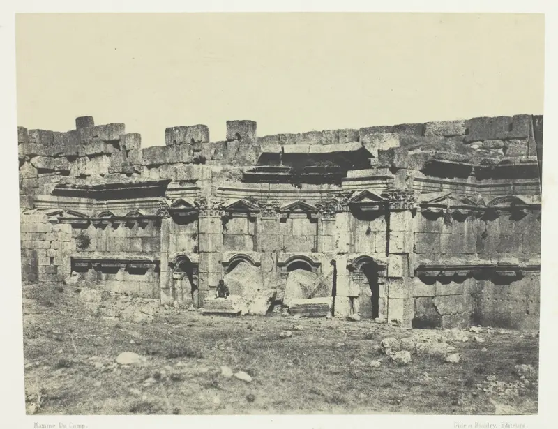 Baalbeck, Intérieur De L'Enceinte Des Temples Du Soleil Et De Jupiter; Syrie