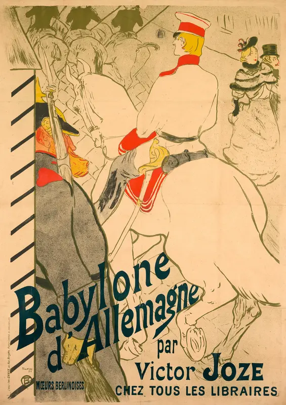 Babylone d'Allemagne Wall Art by Henri de Toulouse-Lautrec - High-Resolution Digital Print
