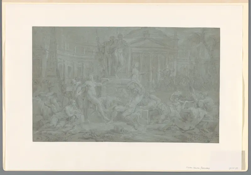 Bacchanaal Wall Art by Victor Honoré Janssens - High-Resolution Digital Print