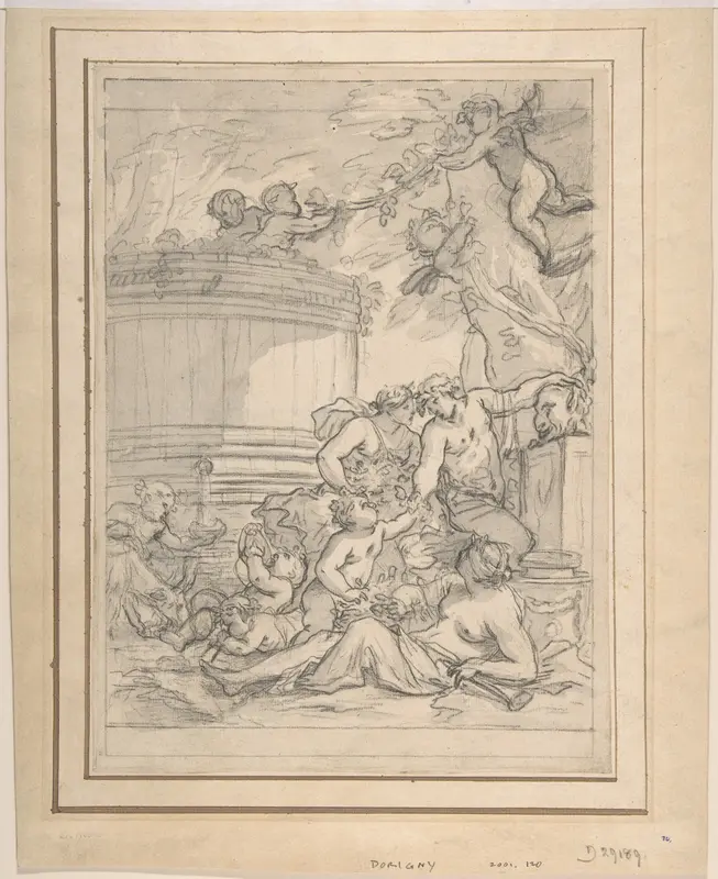 Bacchanal Wall Art by Michel Dorigny - High-Resolution Digital Print