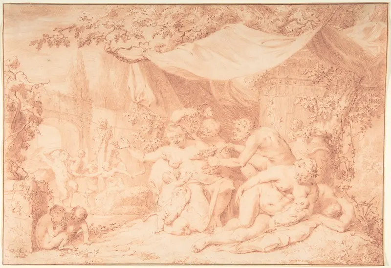 Bacchanal Wall Art by Adriaan van der Burg - High-Resolution Digital Print