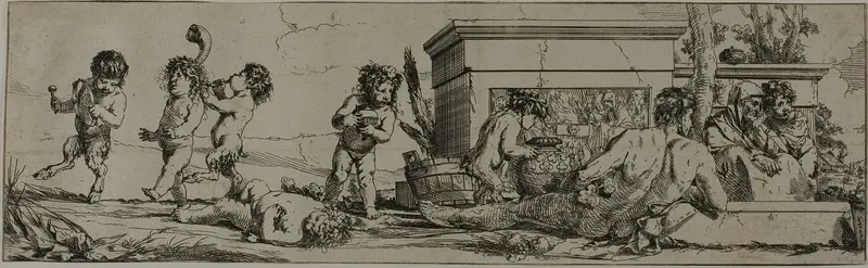 Bacchanal Wall Art by Giulio Carpioni - High-Resolution Digital Print
