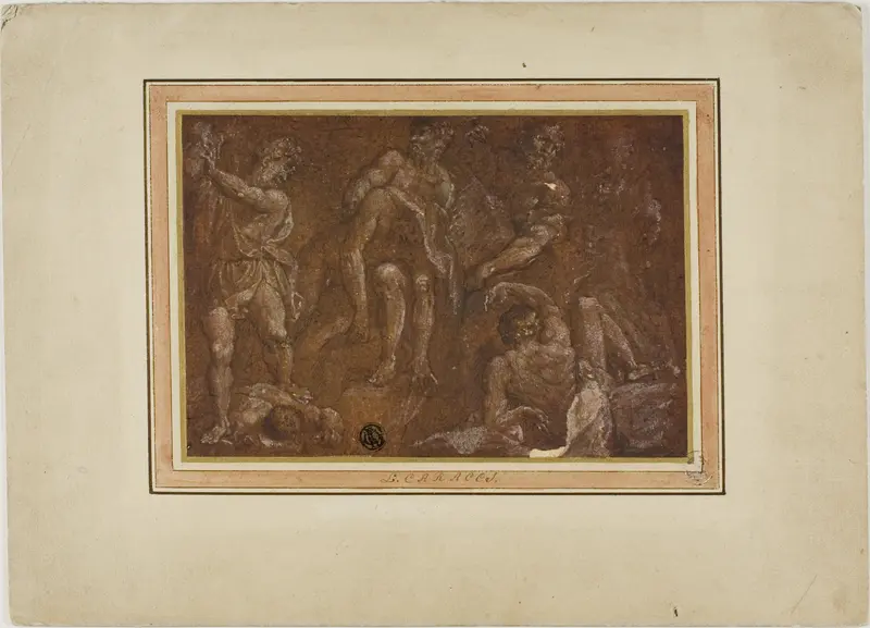 Bacchanalian Scene Wall Art by Eduard DuBois - High-Resolution Digital Print