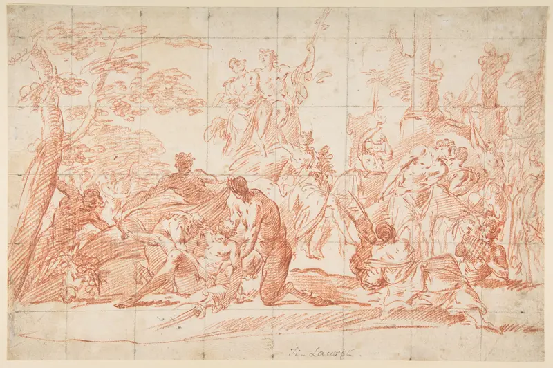 Bacchanals Wall Art by Anonymous, French, 18th century - High-Resolution Digital Print