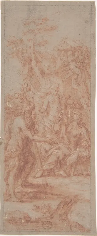 Bacchus and Ariadne Wall Art by Anonymous, Italian, Roman-Bolognese, 17th century - High-Resolution Digital Print