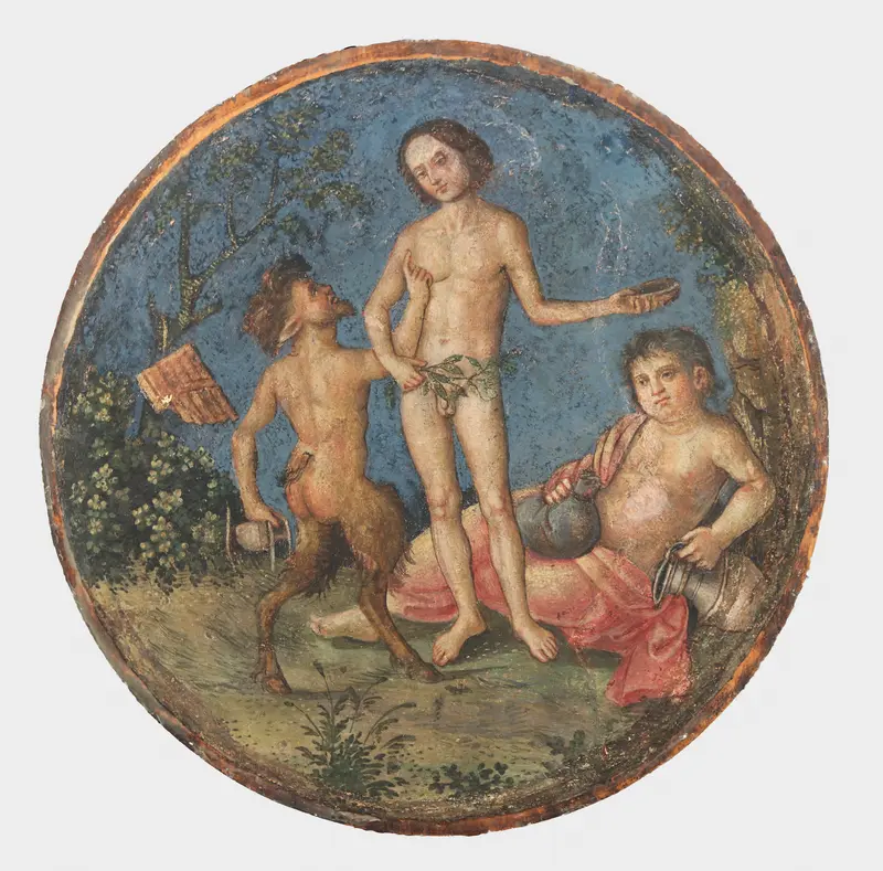 Bacchus, Pan and Silenus Wall Art by Pinturicchio - High-Resolution Digital Print