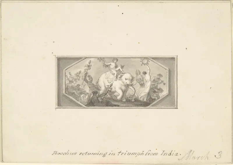 Bacchus returning in Triumph from India Wall Art by Edward Francis Burney - High-Resolution Digital Print