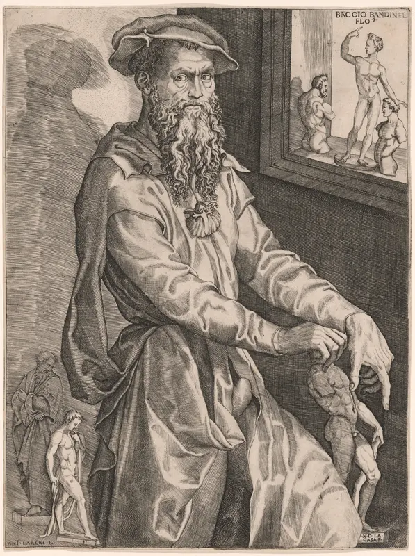 Baccio Bandinelli Wall Art by Nicolò della Casa - High-Resolution Digital Print