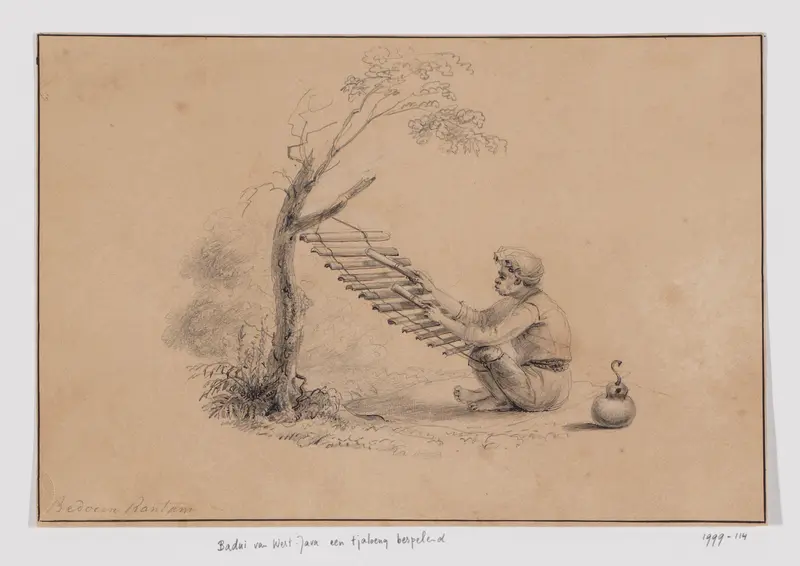 Baduy van de residentie Banten, West-Java Wall Art by Unknown - High-Resolution Digital Print