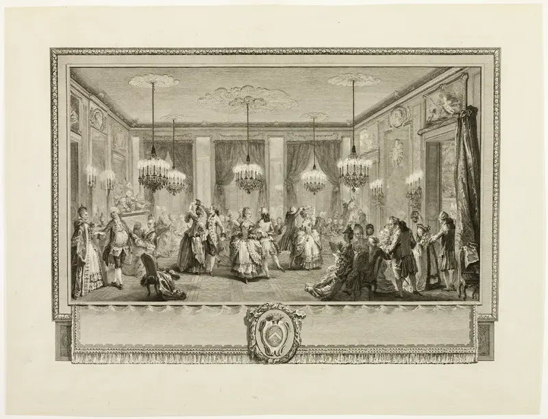Bal Paré (The Jewel Ball) Wall Art by Antoine-Jean Duclos - High-Resolution Digital Print
